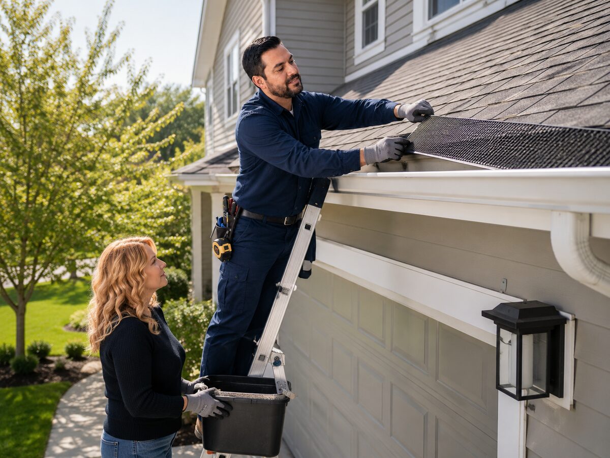 Gutter Guard Installation